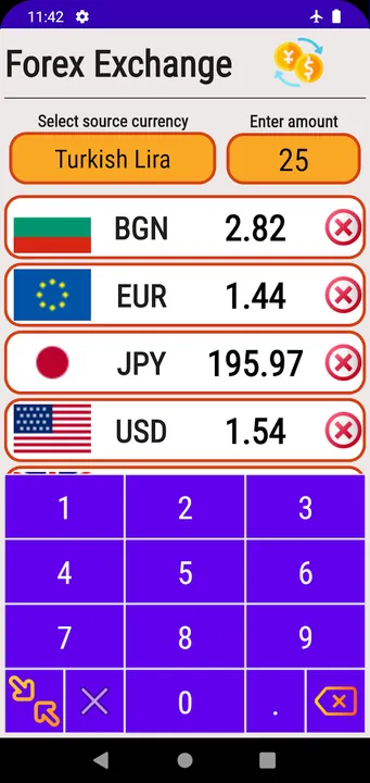 Currency Exchange Calculator screenshot 2