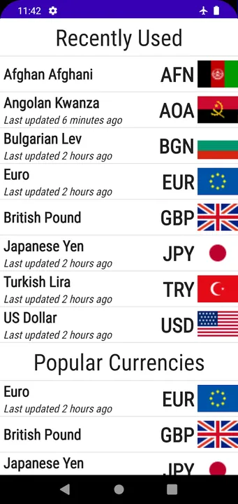 Currency Exchange Calculator screenshot 3