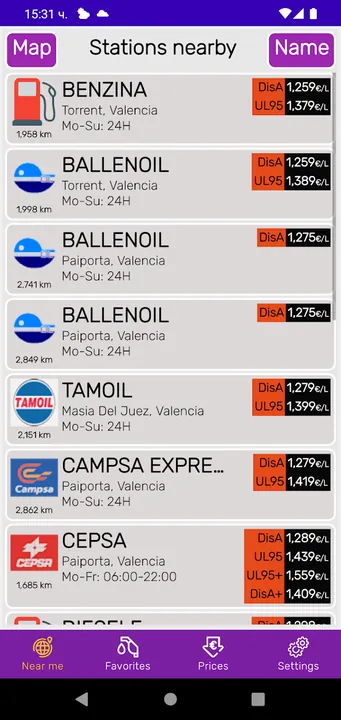 Fuel Stations in Spain screenshot 3
